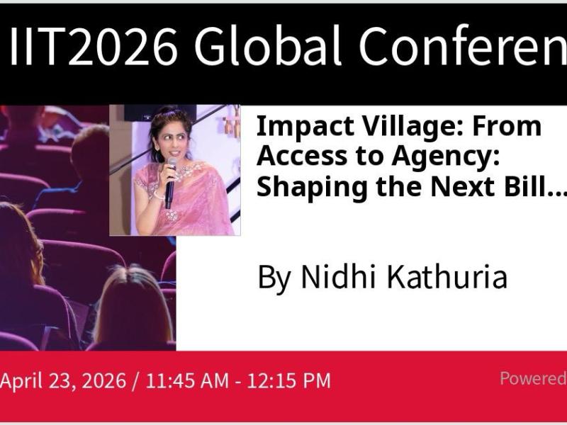 Speaking at the Global IIT&nbsp;Conference